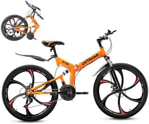 Outroad Folding Mountain Bike