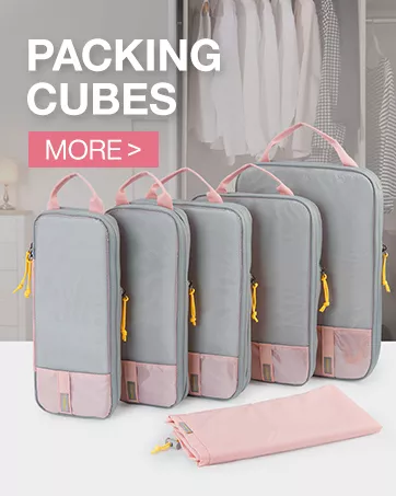 BAGSMART Packing Cubes for Suitcase, 8 Set Travel Packing Organizers - Travel With Glen