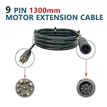 9 pin 1300mm motor extension cable（small）