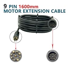 9 pin 1600mm motor extension cable（small）